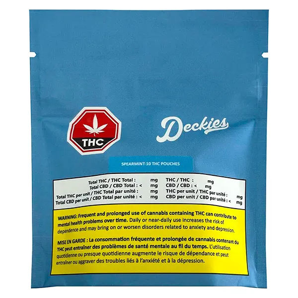 Image for Spear Mint - 10 THC Pouches, cannabis all products by Deckies