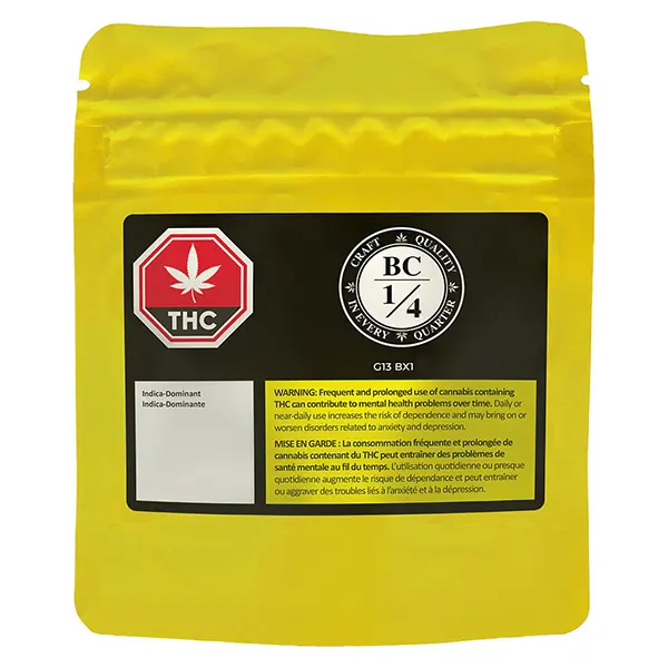 Image for G13 Bx1, cannabis all products by BC 1/4
