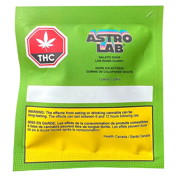 Galactic Sour Live Rosin Gummy (Gummies) by Astrolab