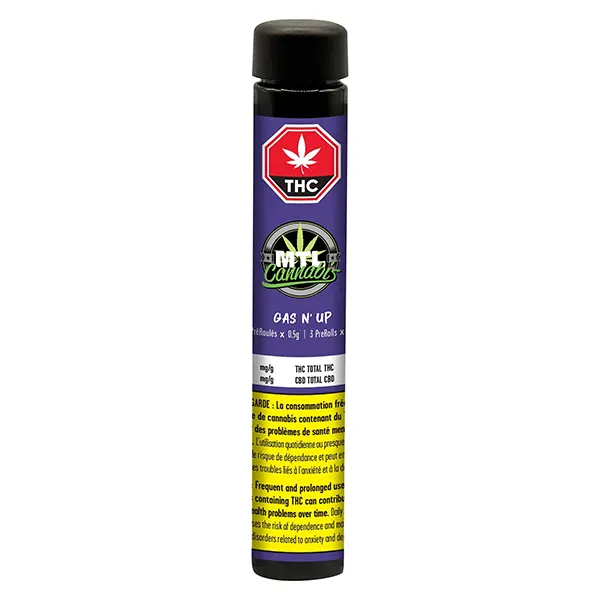Image for Gas n' Up Pre-Roll, cannabis all products by MTL Cannabis