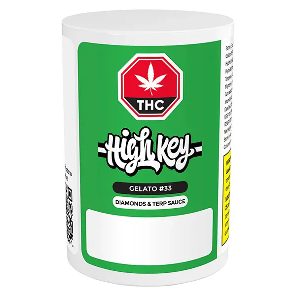 Gelato 33 Diamonds & Terp Sauce (Resin, Rosin) by High Key