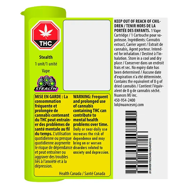 Stealth 510 Thread Cartridge (510 Cartridges) by Pixel