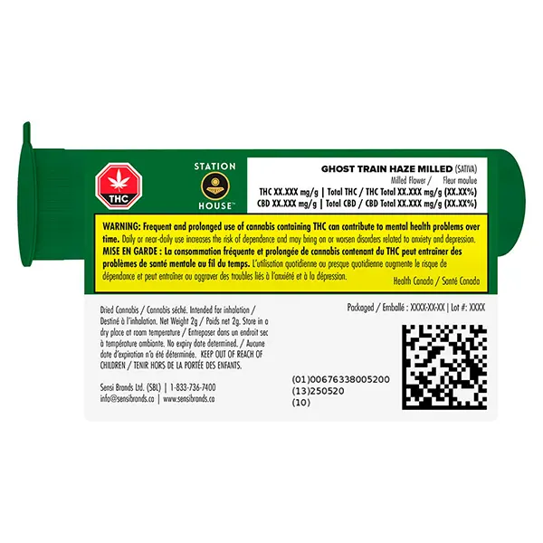 Ghost Train Haze Milled (Milled Flower) by Station House