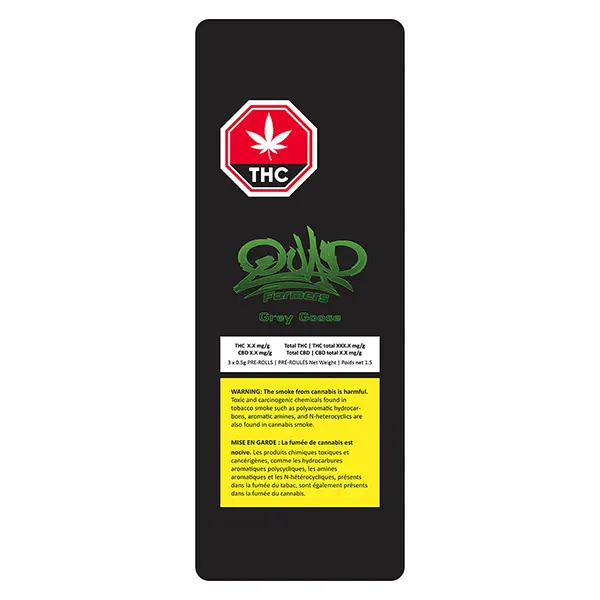Grey Goose Pre-Roll (Pre-Rolls) by QUAD Farmers