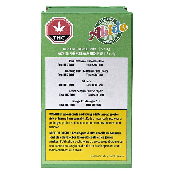 High Five Pre-Roll Pack (Pre-Rolls) by WholeHemp