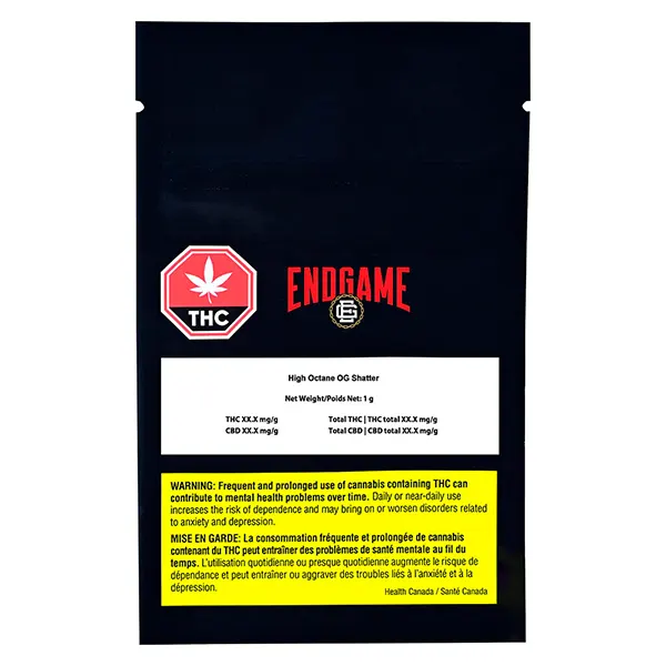 Image for High Octane OG Shatter, cannabis all products by Endgame