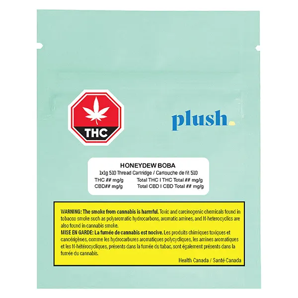Image for Honeydew Boba 510 Thread Cartridge, cannabis 510 cartridges by Plush
