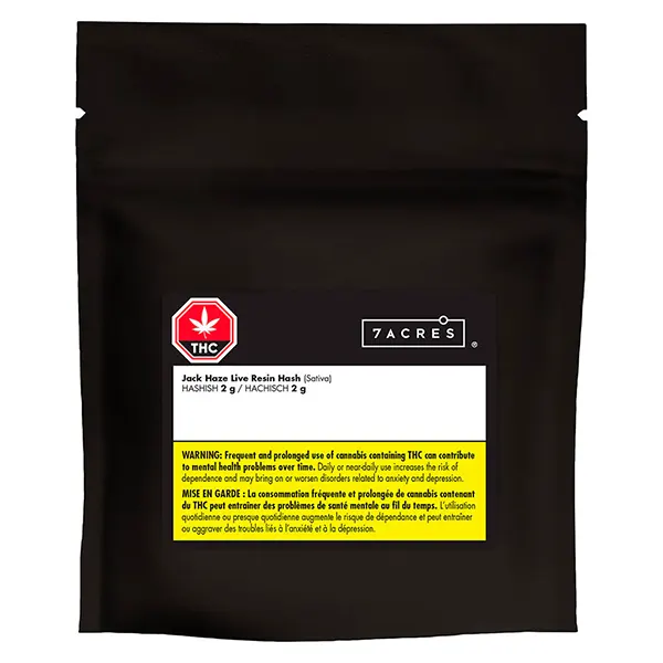 Jack Haze Live Resin Hash (Hash, Kief) by 7Acres