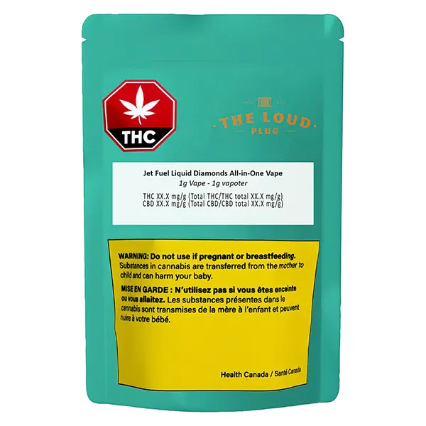 Jet Fuel Liquid Diamonds All-In-One Vape (Disposable Vapes) by The Loud Plug