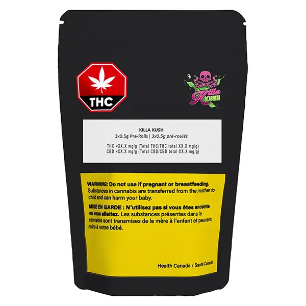 Killa Kush Pre-Roll (Pre-Rolls) by Indiva