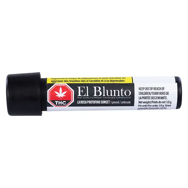 Image for La Rosa Portofino Sunset Pre-Roll, cannabis blunts by El Blunto