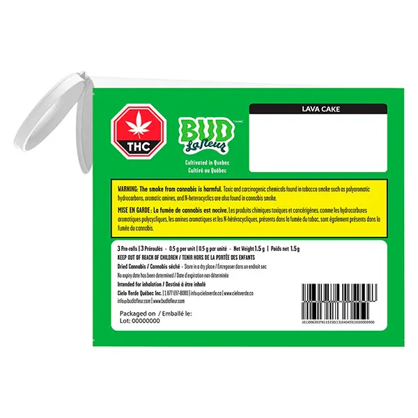 Image for Lava Cake Pre-Roll, cannabis pre-rolls by Bud Lafleur