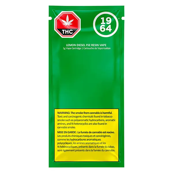 Lemon Diesel FSE Resin 510 Thread Cartridge (510 Cartridges) by 1964