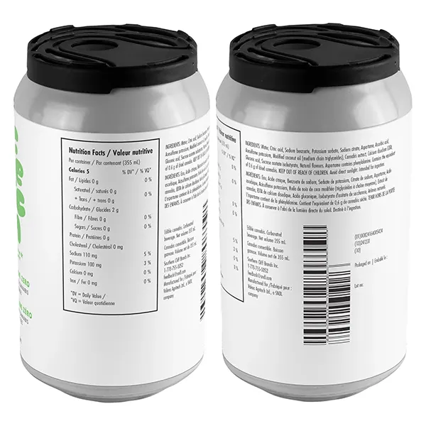 Image for Lemon Lime Zero, cannabis soft drinks by Fetch