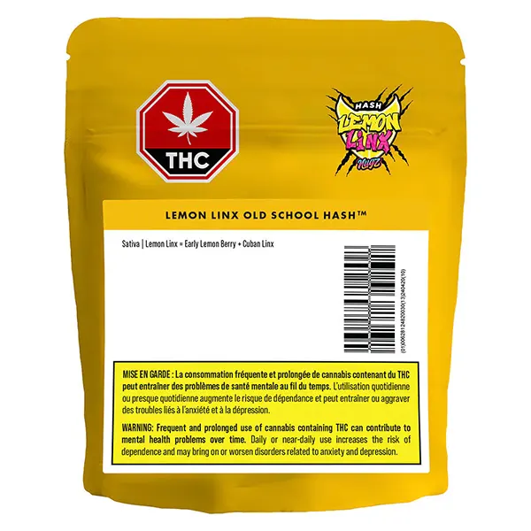 Image for Lemon Linx Old School Hash, cannabis all products by Nugz