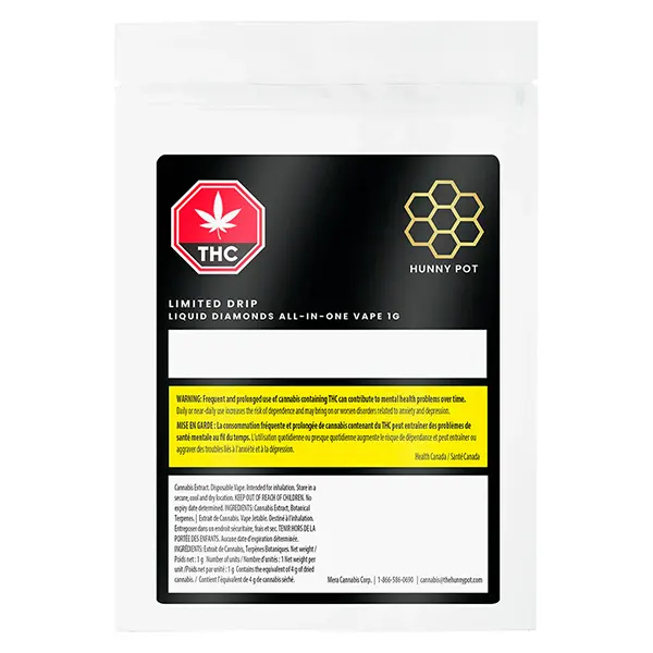 Limited Drip Liquid Diamonds All-In-One (Disposable Vapes) by Hunny Pot