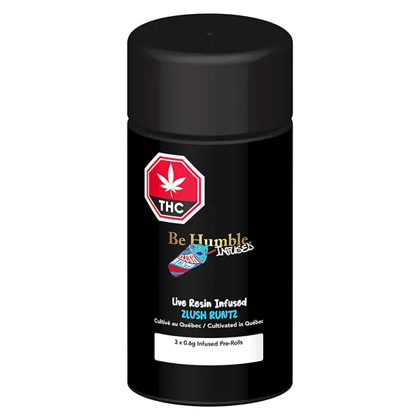 Live Resin Infused Zlush Rntz (Pre-Rolls) by Be Humble.