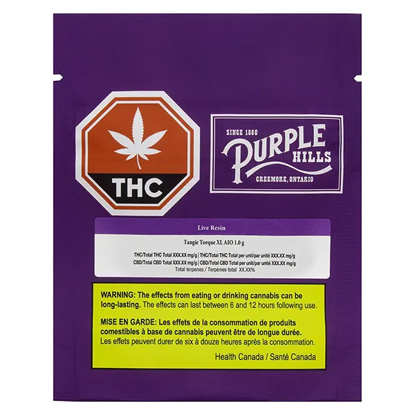 Image for Live Resin - Tangie Torque XL AIO, cannabis all products by Purple Hills