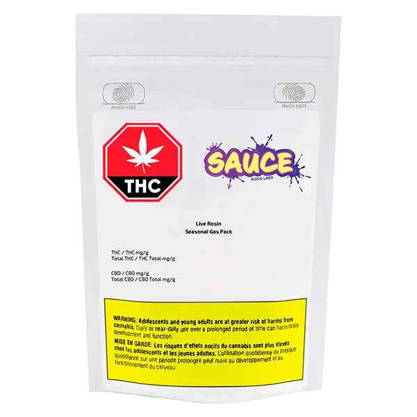 Image for Live Rosin Seasonal Gas Pack, cannabis concentrates, resin, rosin by Sauce Rosin Labs