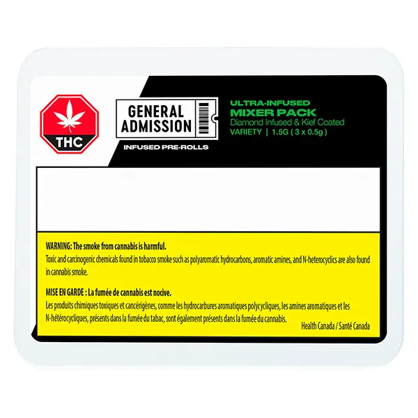 Mixer Pack Diamond Infused Pre-Roll (Pre-Rolls) by General Admission