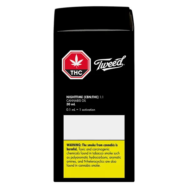 Nighttime CBN:THC 1:1 (Bottled Oils) by Tweed