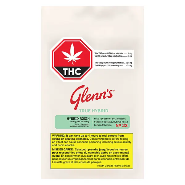 No.23 True Hybrid Rosin - Blue Raspberry Cotton Clouds (Gummies) by Glenn's