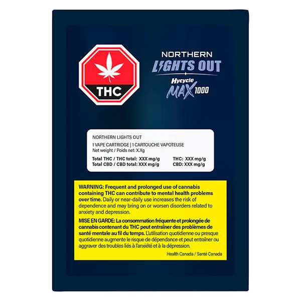 Northern Lights Out 510 Thread Cartridge (510 Cartridges) by Hycycle