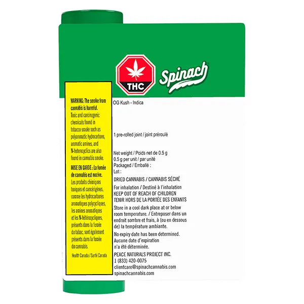 Image for OG Kush Pre-Roll, cannabis all products by Spinach