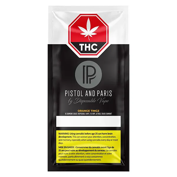 Orange Tingz Diamond Sauce Disposable (Disposable Vapes) by Pistol and Paris