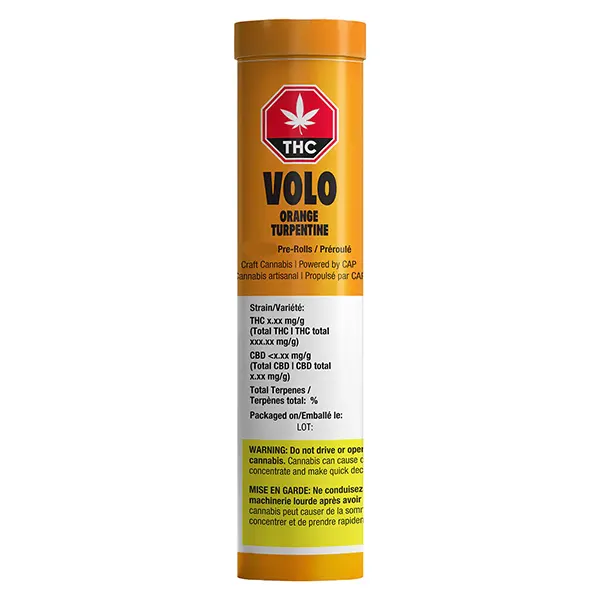 Orange Turpentine Pre-Roll (Pre-Rolls) by Volo