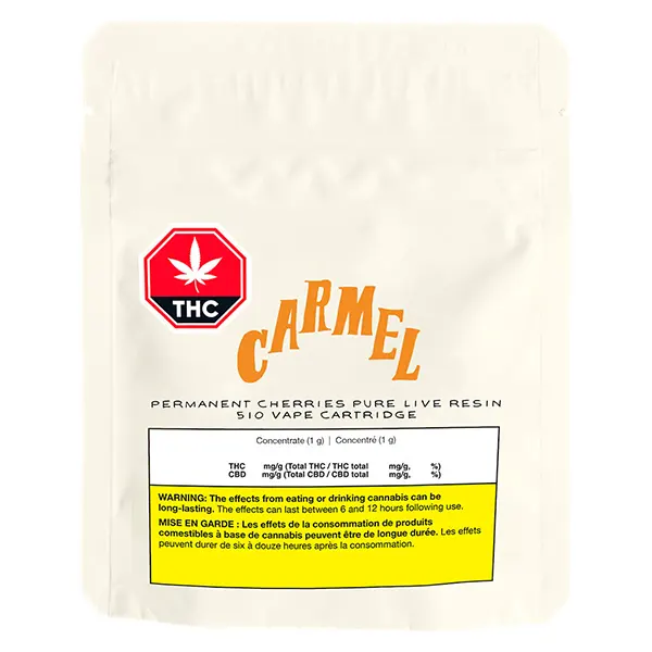 Image for Permanent Cherries Pure Live Resin 510 Thread Cartridge, cannabis all products by Carmel