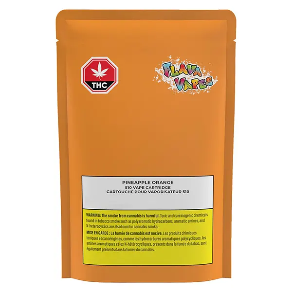 Image for Pineapple Orange 510 Thread Cartridge, cannabis 510 cartridges by Flava