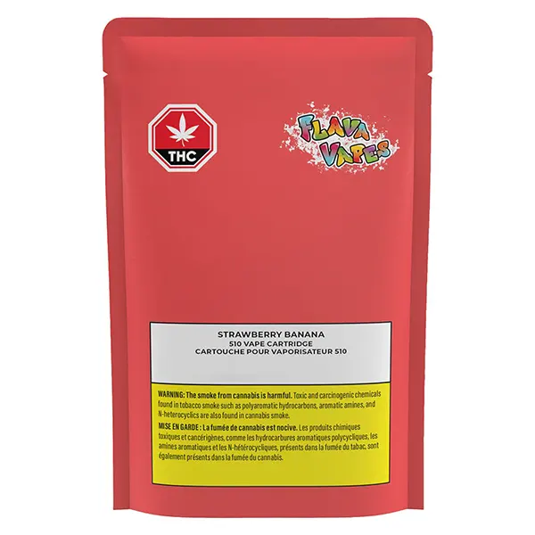 Image for Strawberry Banana 510 Thread Cartridge, cannabis 510 cartridges by Flava