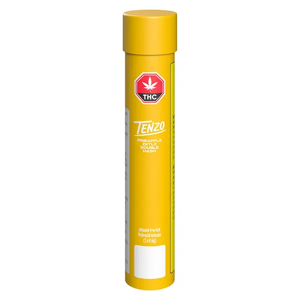 Pineapple ZKTLZ Double Hash Infused Pre-Roll (Pre-Rolls) by Tenzo
