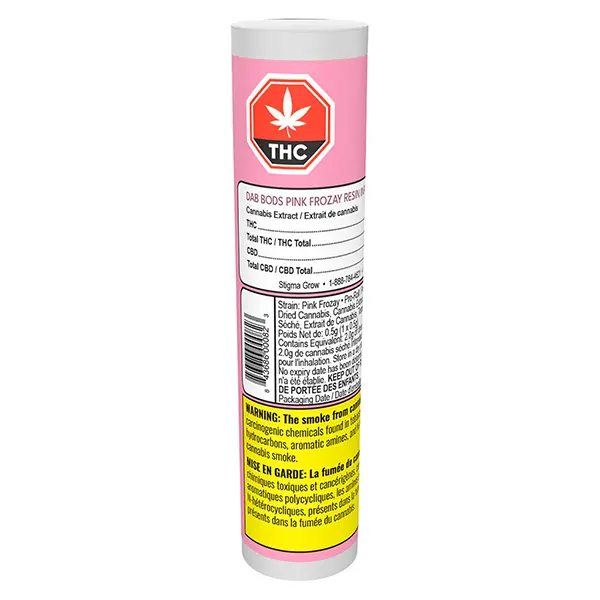 Image for Pink Frozay Resin Infused Pre-Roll, cannabis all products by Dab Bods