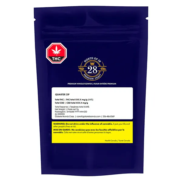 Image for Quarter Zip, cannabis all products by North of 28