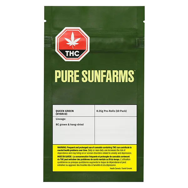 Image for Queen Green Pre-Roll, cannabis all products by Pure Sunfarms