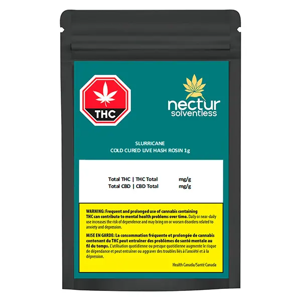 Image for Slurricane Cold Cured Live Hash Rosin, cannabis resin, rosin by Nectur Solventless