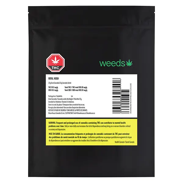 Image for Royal Kush, cannabis dried flower by Weeds