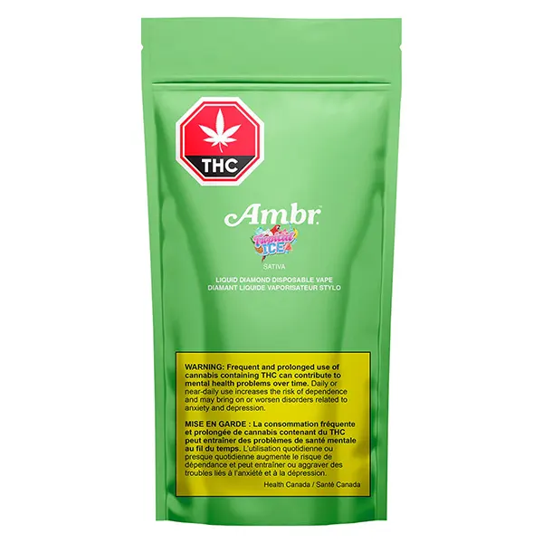Sativa Tropical Ice Liquid Diamond Disposable (Disposable Vapes) by AMBR