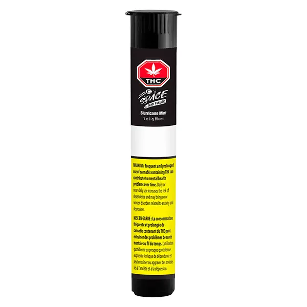 Image for Slurricane Mint Pre-Roll Blunt, cannabis blunts by C Space