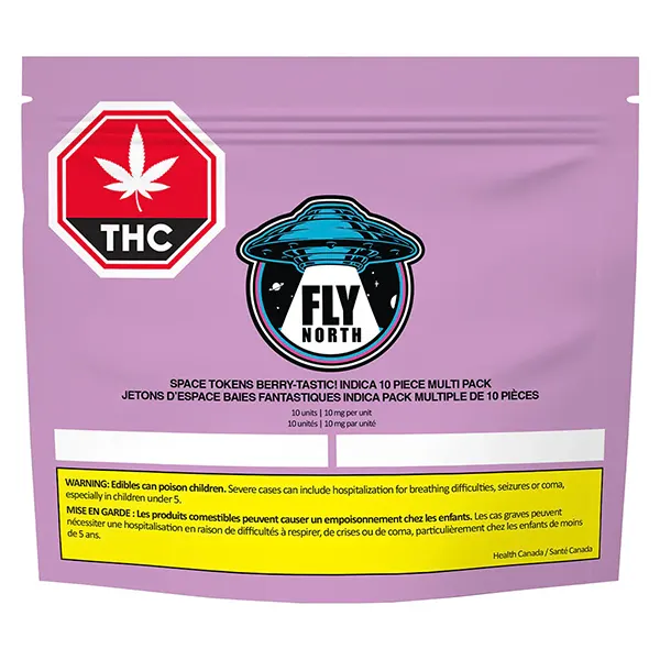 Space Tokens Berry - Tastic Indica Multi Pack (Gummies) by Fly North