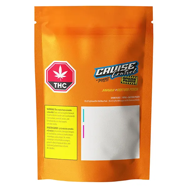 Spark plugs: Nitro+Daytona Peach Infused Pre-Roll (Pre-Rolls) by BoxHot