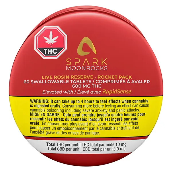 SPARK THC Moonrocks - Live Rosin Reserve - Rocket Pack (Capsules, Softgels) by Aspire