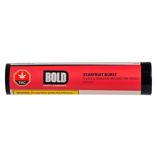 Image for Starfruit Burst Diamond Infused Pre-Roll, cannabis all products by BOLD