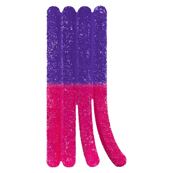 Image for StikiStix 3:1 Sour Blasty Cherry Limeade CBC/THC, cannabis gummies by Stikistix