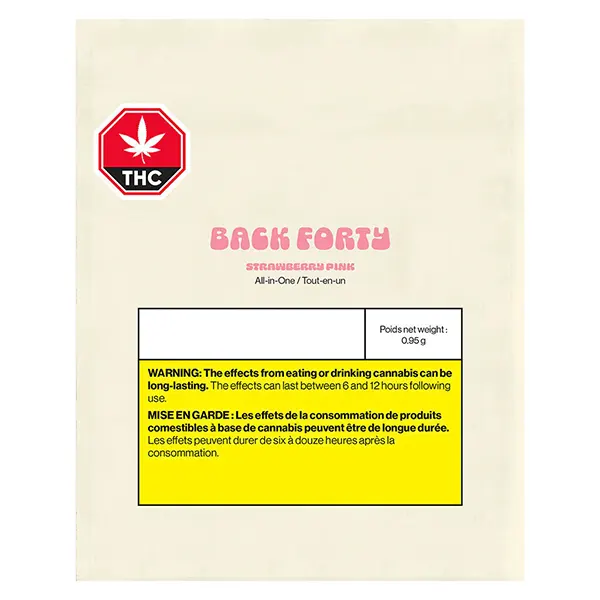 Strawberry Pink All-in-one Vape (Disposable Vapes) by Back Forty