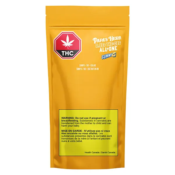 Image for Sunny G - THC + CBG AIO, cannabis all products by Papa's Herb