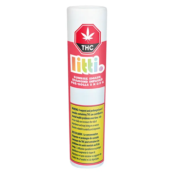 Sunrise Smash Diamond Infused Pre-Roll (Pre-Rolls) by Litti.