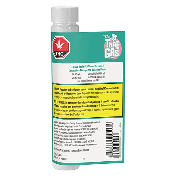 Image for That Gas 510 Thread Cartridge, cannabis 510 cartridges by Handy Dandies